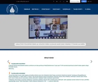 Lsu.edu.az(Lankaran State University) Screenshot