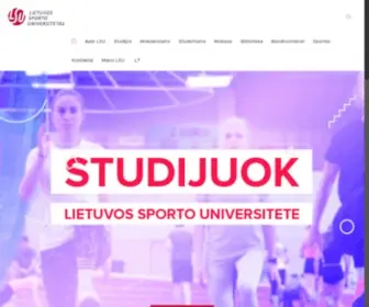 Lsu.lt(Lietuvos Sporto Universitetas Kaune) Screenshot