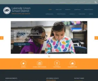 Lsusd.net(Lakeside Union School District) Screenshot