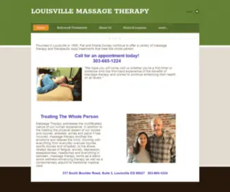 LSVlmassagetherapy.com(LOUISVILLE MASSAGE THERAPY) Screenshot