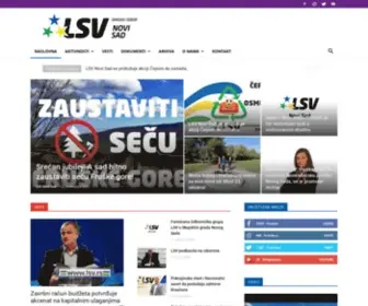 LSVNS.rs(Naslovna) Screenshot