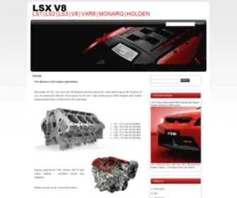 LSXV8.co.uk(LSX Performance Engines) Screenshot