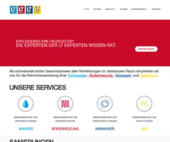 LT-Experten.ch(Rohrinnensanierungs-Experte) Screenshot
