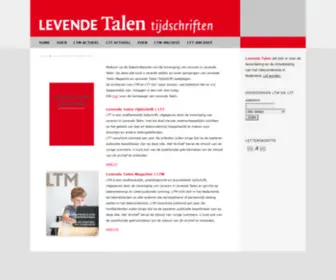 LT-TijDschriften.nl(Levende Talen Tijdschriften) Screenshot