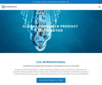 Ltainternational.com(LTA International LTA International LTA International) Screenshot