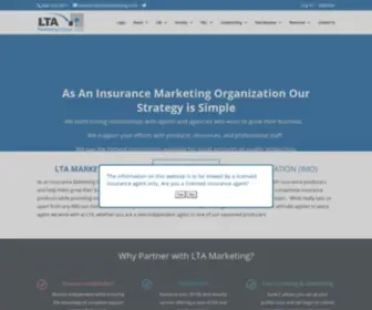 Ltamarketing.com(Insurance Marketing Organization) Screenshot