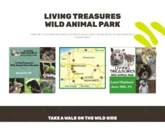 Ltanimalpark.com(Living Treasures Animal Park) Screenshot