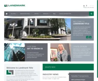 Ltaz.com(Landmark Title Assurance Agency) Screenshot