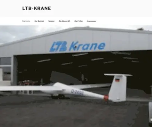 LTB-Krane.de(LTB Johannes Krane) Screenshot