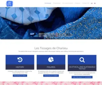 LTC-Jacquard.com(Les Tissages de Charlieu) Screenshot