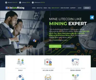 Ltcautomining.com(Mine Litecoin Like Mining Expert) Screenshot