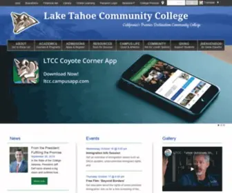 LTCC.edu(Lake Tahoe Community College) Screenshot