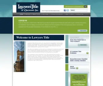 Ltcincy.com(Lawyers Title of Cincinnati) Screenshot