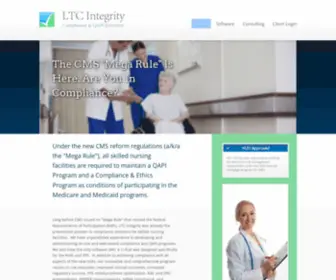 Ltcintegrity.com(Achieve regulatory compliance with the LTC "Mega Rule" (Skilled Nursing Facilities)) Screenshot