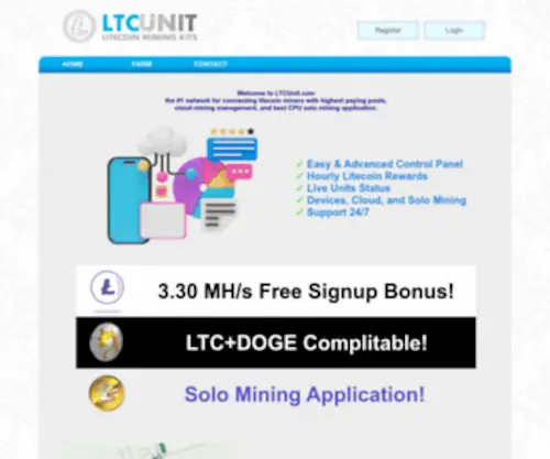 Ltcunit.com(Free Bitcoin Generator) Screenshot