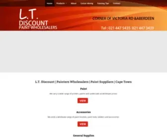 Ltdiscount.co.za(LT Discount Painters Suppliers Cape Town) Screenshot