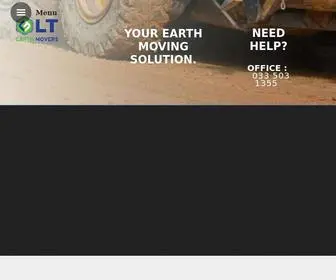 Ltearthmovers.co.za(Plant Hire & Earth Moving Company in KwaZulu) Screenshot