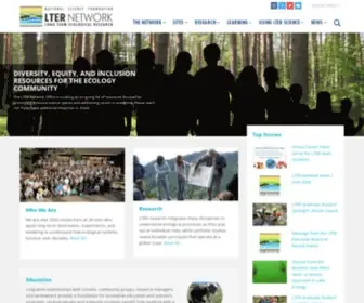 Lternet.edu(LTER Providing the scientific community) Screenshot