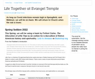 Ltet.net(Life Together at Evangel Temple) Screenshot