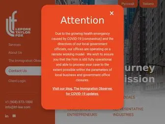 LTF-Law.com(Lepore Taylor Fox) Screenshot
