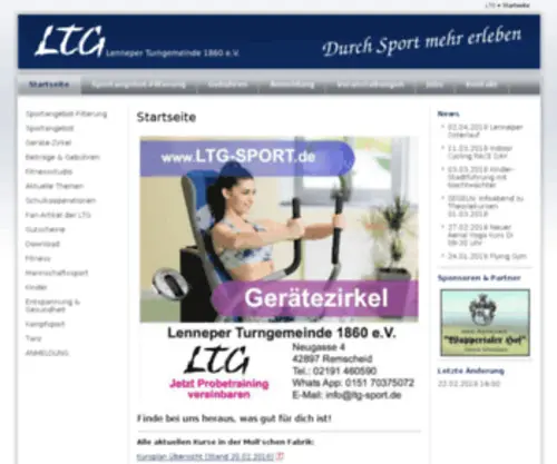 LTG-Sport.de(LTG Sport) Screenshot