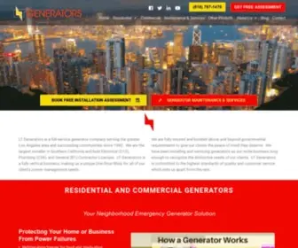 Ltgenerators.com(Residential and Commercial Backup Generators and Installation) Screenshot