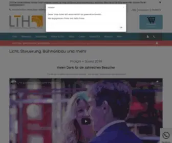 LTH-GMBH.de(Licht, Steuerung, BÃ¼hnenbau und mehr) Screenshot