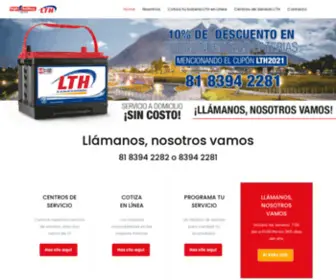 LThservicioadomicilio.com(Baterías LTH) Screenshot