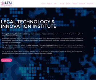 Lti.institute(Legal Technology & Innovation Institute) Screenshot