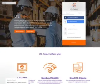 LTlselect.com(LTL Select) Screenshot