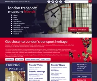 Ltmuseumfriends.co.uk(London Transport Museum Friends) Screenshot