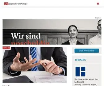 Lto.de(Legal Tribune Online) Screenshot