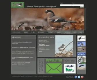 Lto.org.pl(Lubelskie Towarzystwo Ornitologiczne) Screenshot