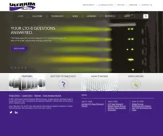 Lto.org(LTO Ultrium) Screenshot