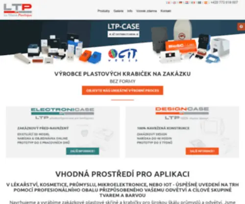 LTP-Case.cz(Úvodní stránka) Screenshot