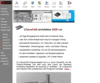 LTplus.de(LTplusCAD architektur) Screenshot