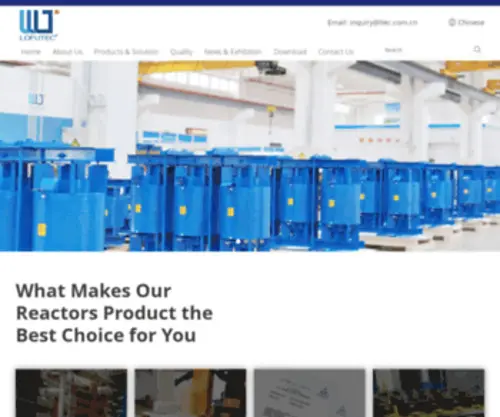 Ltreactor.com(Detuned Filter Reactors Products Manufacturer & Supplier) Screenshot