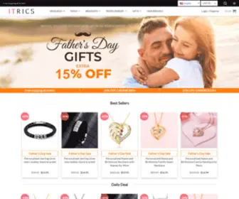 Ltrics.com(Personalized Necklaces & Personalized Jewelry) Screenshot