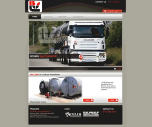 LTsbulk.co.za(LTS Bulk Transport of Bitumen Products) Screenshot