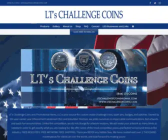 LTSchallengecoins.com(LT's Challenge Coins and Promotional Products) Screenshot