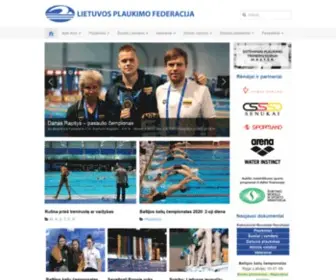Ltuswimming.com(Lietuvos plaukimo federacija) Screenshot