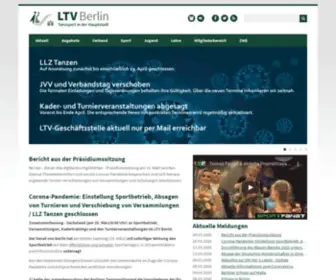 LTV-Berlin.de(Landestanzsportverband Berlin) Screenshot