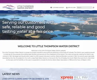 LTWD.org(Little Thompson Water District) Screenshot