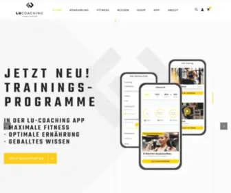 LU-Coaching.de(Fitness, Ernährung und Coaching) Screenshot
