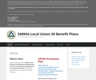 LU30Plan.com(SMWIA Local Union 30 Benefit Plans) Screenshot