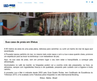 Luaemar.com.br(Pousada Lua e Mar) Screenshot