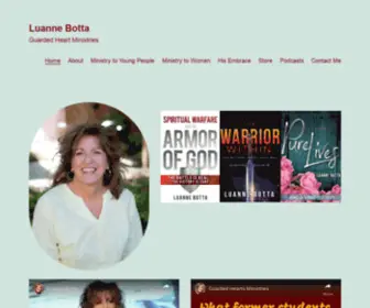 Luannebotta.net(Guarded Heart Ministries) Screenshot