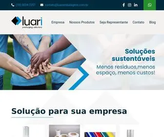 Luariembalagens.com.br(Luari Embalagens) Screenshot