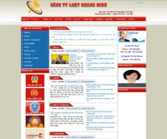 Luatkhanhminh.vn(Công) Screenshot