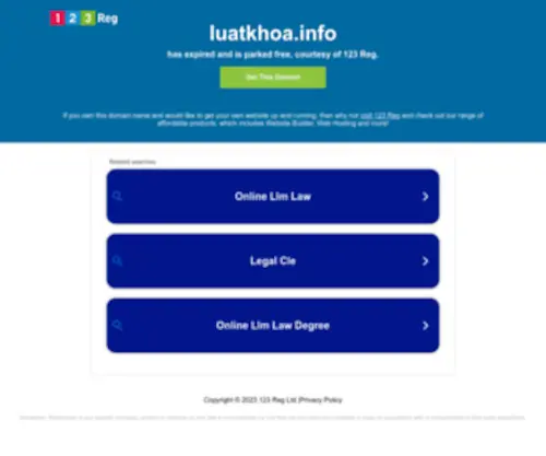 Luatkhoa.info(Luatkhoa info) Screenshot